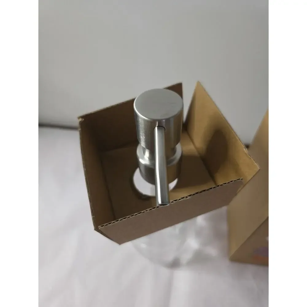 Grove Co Glass hand soap bottle / dispenser - NIB